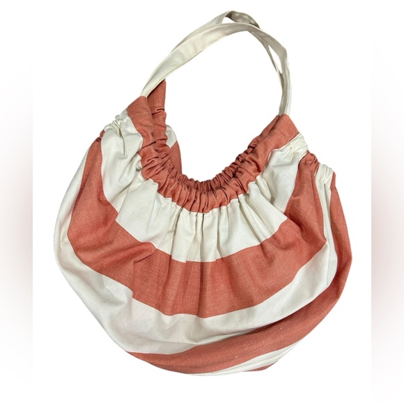 Urban Renewal Handbags - Urban renewal by urban outfitters bohemian pink stripe oversized tote bag purse